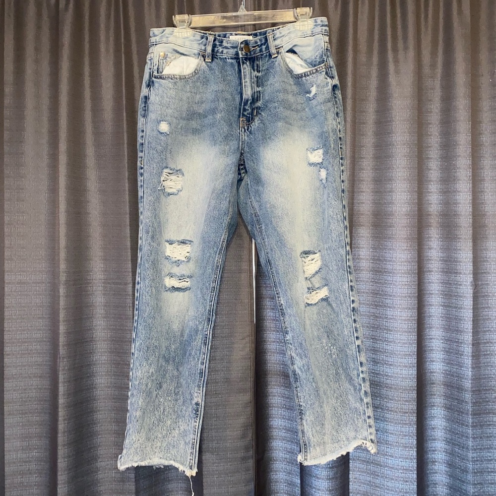 Nature Denim acid washed denim. Only worn once. Size 29/11, size runs small.